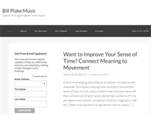 Tablet Screenshot of billplakemusic.org